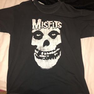 misfits oversized band tee